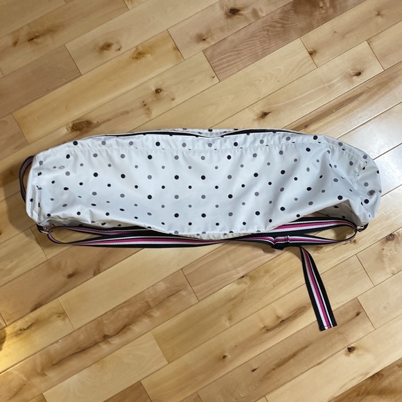Lululemon Bag Yoga Mat Bag Namaste Tote White with Polka Dots - Picture 3 of 13